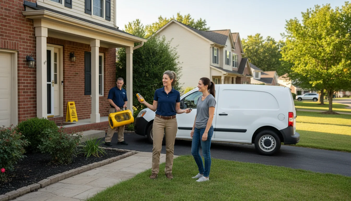 Residential water damage restoration in Whitman, NE